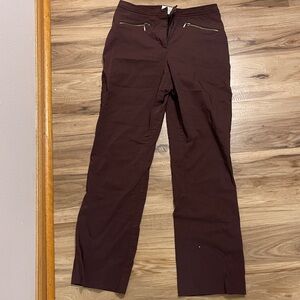 Maroon athletic pants